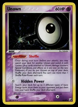 Pokemon Card - Unown (Q) Unseen Forces Q/28 Holo Rare - Image 1