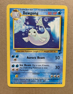Dewgong 36/130 Base Set 2 - Uncommon Pokemon Card - EXCELLENT - Image 1