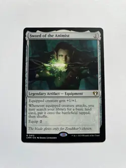 Sword of the Animist Commander Masters Regular NM MTG - Image 1