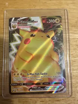 Pokemon 2020 TCG Vivid Voltage Pikachu VMAX Ultra Rare Card 44/185 NM Condition - Image 1