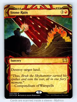 MTG Stone Rain Strixhaven: Mystical Archives - NM - Image 1