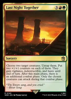Last Night Together - Universes Beyond: Doctor Who #0140 MTG Magic The Gathering - Image 1