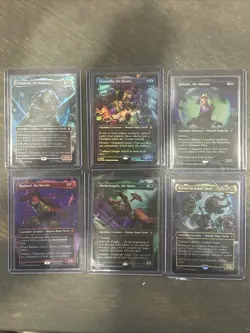 MTG: Commander: Teenage Murant Ninja Turtles- Borderless Foil M0001-M0006 Mythic - Image 1
