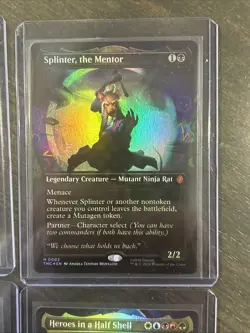 MTG: Commander: Teenage Murant Ninja Turtles- Borderless Foil M0001-M0006 Mythic - Image 4