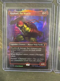 MTG: Commander: Teenage Murant Ninja Turtles- Borderless Foil M0001-M0006 Mythic - Image 5
