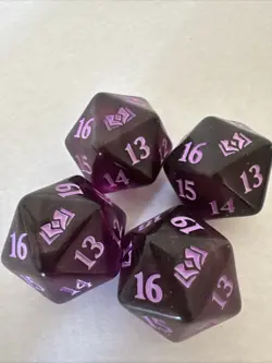 Lot of 21 Magic the Gathering Spindown Oversized D20 Dice 10 Eldraine 11 Theros - Image 2