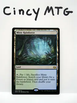 Misty Rainforest - 1x x1 - Modern Masters 2017 - MM3 - NM - MTG Magic - Image 1