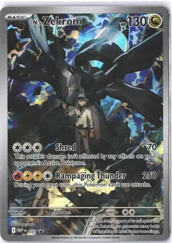 Pokemon TCG: Ascended Heroes - N's Zekrom (MEP-031) Black Star Promo - Image 1