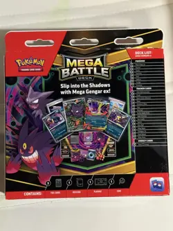 Pokemon TCG Mega Battle Deck Mega Gengar Ex Cards Factory Sealed Haunter IR - Image 2