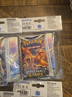 Pokemon TCG Sword & Shield BRILLIANT STARS Mini Portfolio+Booster Pack Lot of 6 - Image 5