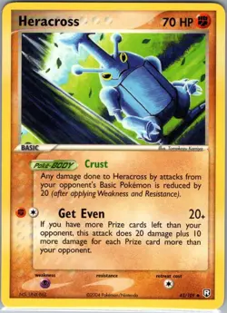 Heracross 43/109 Non Holo Team Rocket Returns - Pokemon Card - NM - Image 1