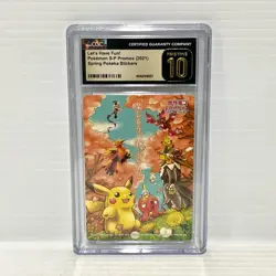 PSA CGC 10 Pristine -Let's Have Fun 2021 Spring Pokeka - Graded Pokemon Card - Image 1
