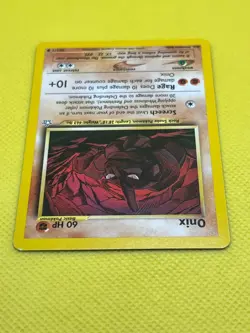 Pokemon Tcg Onix 69/111 Neo Genesis Non Holo - Image 3