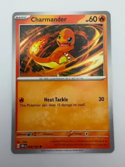 #026/197 Charmander Normal Common - Pokemon TCG SV03: Obsidian Flames NM - Image 1
