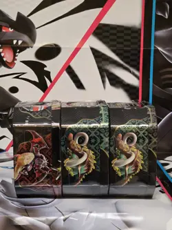 Pokemon TCG Paldean Fates Set of 3 Tins: Charizard, Iron Treads, Great Tusk - Image 2