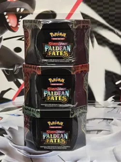 Pokemon TCG Paldean Fates Set of 3 Tins: Charizard, Iron Treads, Great Tusk - Image 4