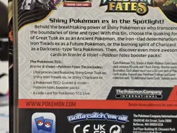 Pokemon TCG Paldean Fates Set of 3 Tins: Charizard, Iron Treads, Great Tusk - Image 5