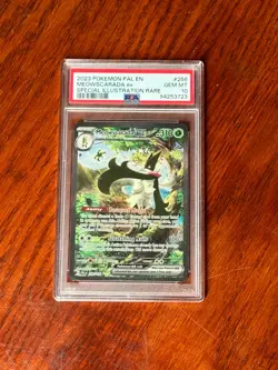 PSA 10 GEM MINT Meowscarada EX Paldea Evolved Full Art Pokemon Card #256/193 - Image 1