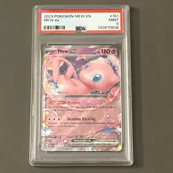Pokemon TCG: Mew ex 151/165 Sv: Scarlet & Violet 151 Holo PSA 9 - Image 1