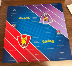 Two Player Pokemon League Large Judge Playmat Eevee & Pikachu - Image 2