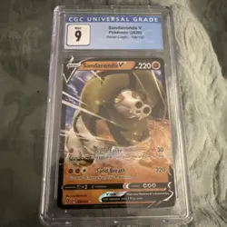 Pokemon TCG Sandaconda VMAX Chilling Reign Holo Ultra Rare 089/198 CGC 9 MT - Image 1