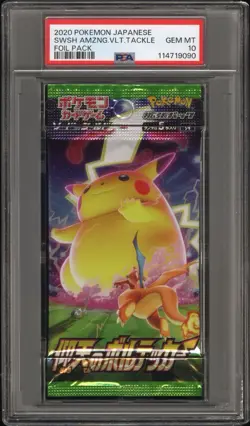 PSA 10 Amazing Volt Tackle Japanese Pokemon Booster Pack - Image 1