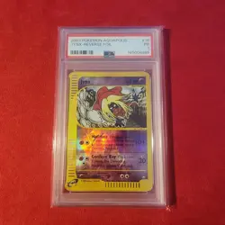 JINX REVERSE HOLO #18 POKEMON AQUAPOLIS PSA 1 Poor - Pop 1 - Image 1