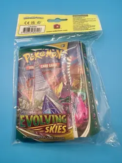 Pokemon TCG Sword & Shield: EVOLVING SKIES Mini Portfolio + Booster Pack • NEW - Image 1