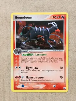2005 Pokemon Unseen Forces #7 Houndoom Holo Fire Dog Amazin Cond. Collector - Image 1