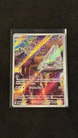 Pokemon Drowzee TCG Scarlet & Violet Base Set Holo Illustration Rare - Image 1
