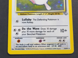 Jungle Pokemon TCG Wigglytuff 16/64 Rare Holo HP/DMG - Image 5