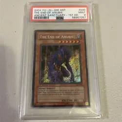 The End of Anubis Ancient Sanctuary PSA 9 Yu-Gi-Oh! Secret 2004 AST 1st Edition - Image 1