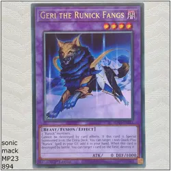 Geri the Runick Fangs - MP23-EN251 - Rare 1st Edition Yugioh - Image 1