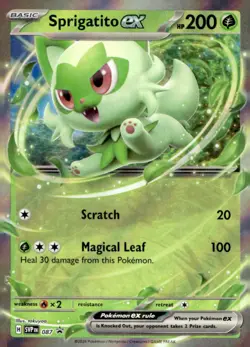 Sprigatito ex Holofoil Promo SV: Scarlet & Violet Promo Cards 087 LP - Image 1