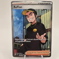 Pokemon TCG Ruffian Journey Together 181/159 Holo Ultra Rare Card NM - Image 1