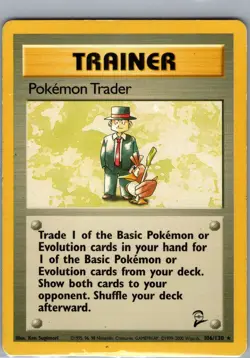Pokemon Trader 106/130 Non Holo Base Set 2 - Pokemon Card - LP - Image 1