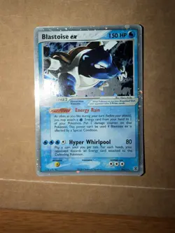 Pokemon TCG Blastoise EX 104/112 FireRed & LeafGreen Holo Card LP Condition - Image 1