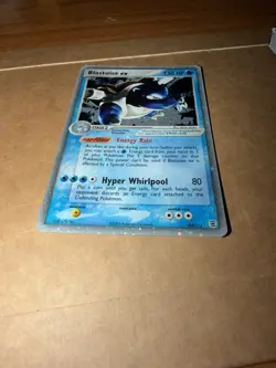 Pokemon TCG Blastoise EX 104/112 FireRed & LeafGreen Holo Card LP Condition - Image 4