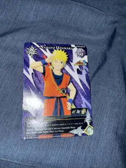 Goku Outfit Naruto Uzumaki Trading Card Ultimate Ninja Storm 3 Ex Bonus HP - Image 1