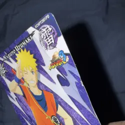 Goku Outfit Naruto Uzumaki Trading Card Ultimate Ninja Storm 3 Ex Bonus HP - Image 4