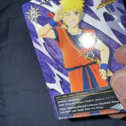 Goku Outfit Naruto Uzumaki Trading Card Ultimate Ninja Storm 3 Ex Bonus HP - Image 5