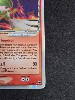 Gardevoir EX 93/101 NM Dragon Frontiers TCG Pokemon Card NM - Image 3