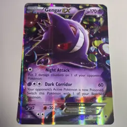 Pokemon TCG Gengar EX 34/119 Jumbo Promo Card 2014 Oversized Jumbo NM-MT RARE!!! - Image 1