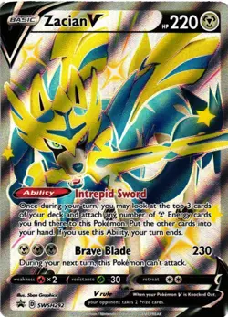Zacian V (Shiny) - Holo SWSH292 SWSH: Sword & Shield Promo Cards LP - Image 1