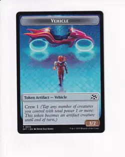 MAGIC THE GATHERING MTG AETHERDRIFT DOUBLE TOKEN PILOT / VEHICLE (#1) - Image 2