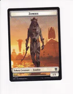 MAGIC MTG COMMANDER: AETHERDRIFT DOUBLE TOKEN ZOMBIE / SHAPESHIFTER - Image 1