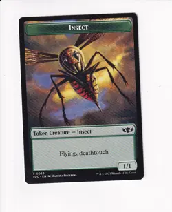 MAGIC MTG COMMANDER: TARKIR: DRAGONSTORM DOUBLE TOKEN INKLING / INSECT (#2) - Image 2