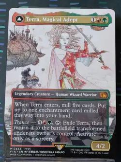 MTG Terra, Magical Adept Borderless Final Fantasy, Mythic Rare, NM - Image 1