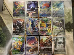 Black Bolt / White Flare IR Full Art Rare Lot of 12 Cards Pokemon English - NM/M - Image 1