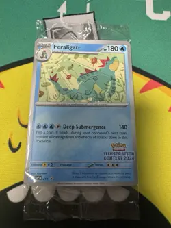 Feralogatr Pokemon 2024 Illustration Contest Promos Sealed SVP213 - Image 1